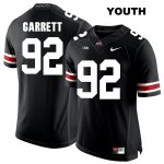 Youth NCAA Ohio State Buckeyes Haskell Garrett #92 College Stitched Authentic Nike White Number Black Football Jersey VC20W82MT